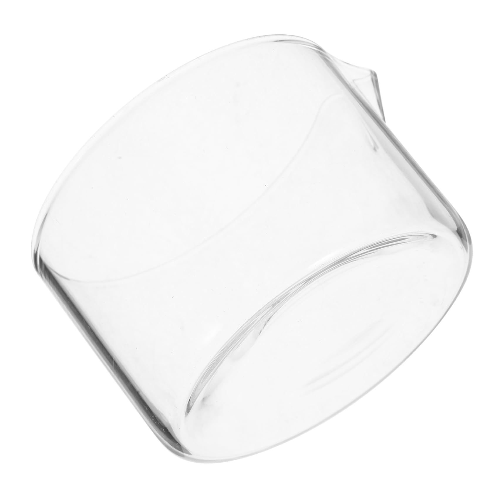 PRETYZOOM Crystallizing Dish Glass Evaporation Tool Spout Easy Pouring Compact Size