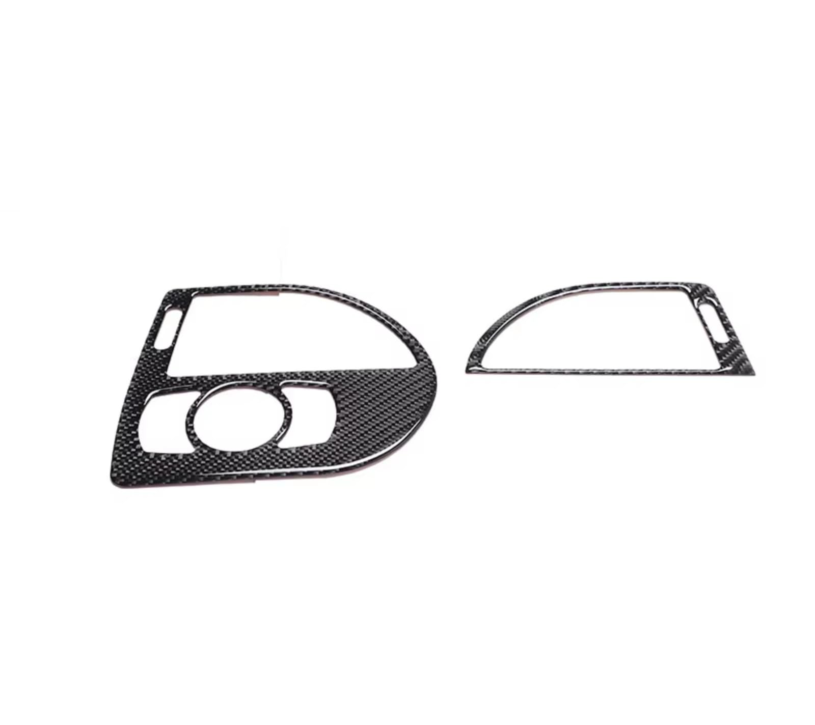 Car Interior Moulding Trim for BMW 6 Series E63 E64 2004-2009 Soft Carbon Fiber Interior Kit Dashboard Console Gear Shift Panel Decoration Cover Stickers(Q)
