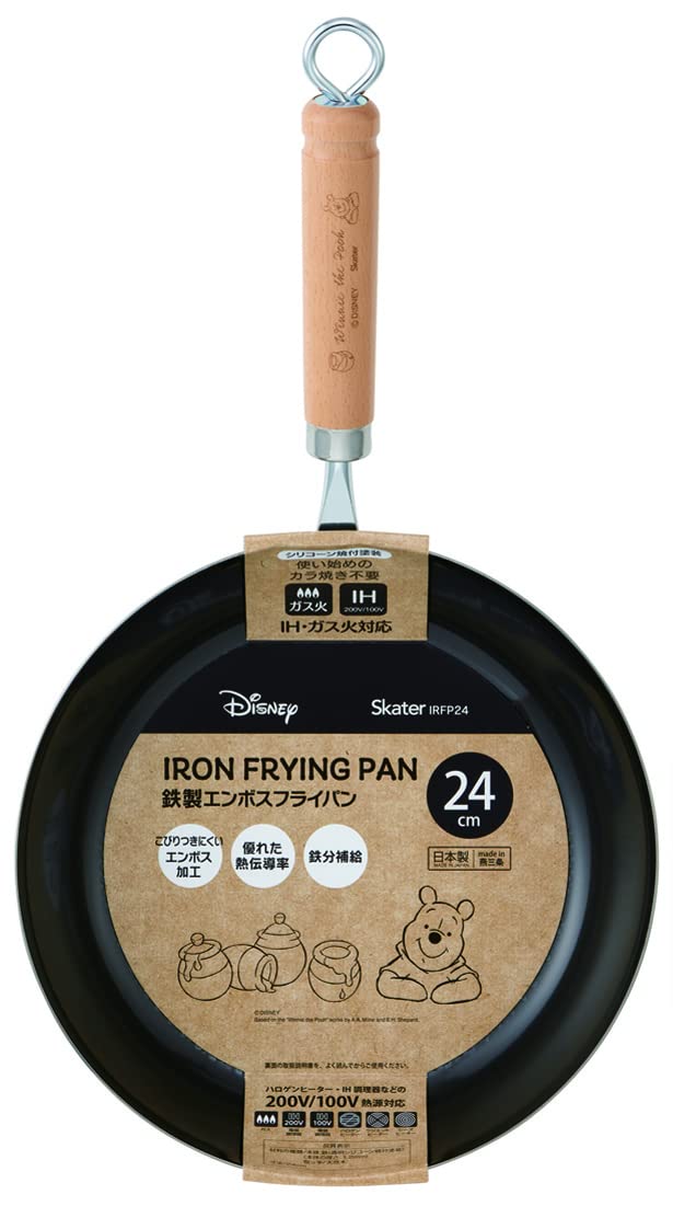 新品未使用 スケーター (skater) 鉄製 エンボス フライパン 24cm 鉄製 エンボス フライパン 24cm ムーミン 調理器具 IRFP24