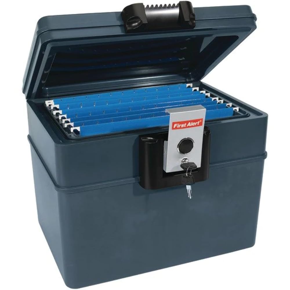 First Alert 2037F Water and Fire Protector File Chest, 0.62 Cubic Feet