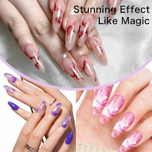 Creaglam Blooming Gel Esmalte Gel 15ml Efecto Mármol miniatura 2