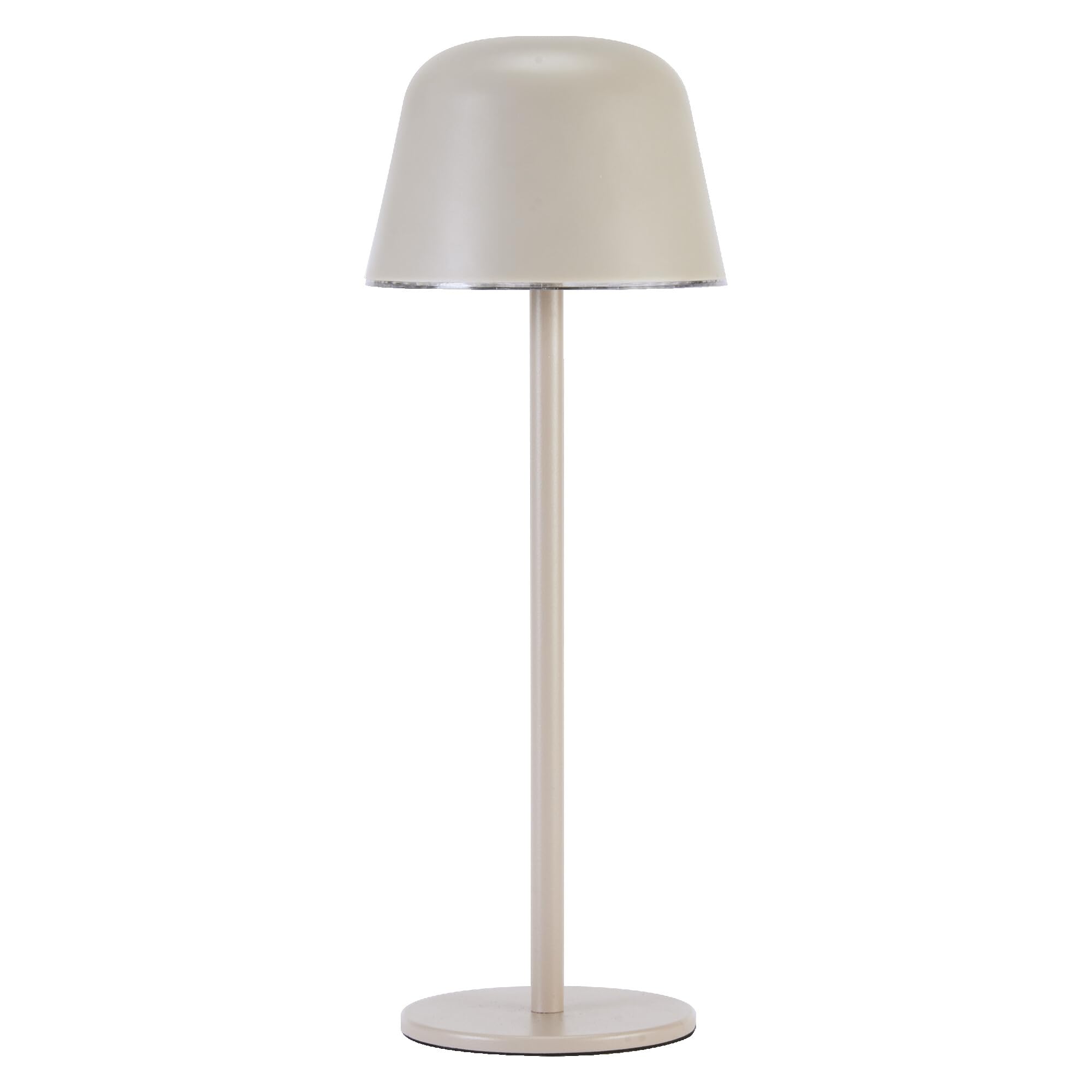 LEDVANCE Iluminación exterior ENDURA STYLE TABLE, 2,5W, 200lm, beige, lámpara de mesa, batería recargable, tipo de protección IP54, regulación progresiva, función de memoria de luminosidad