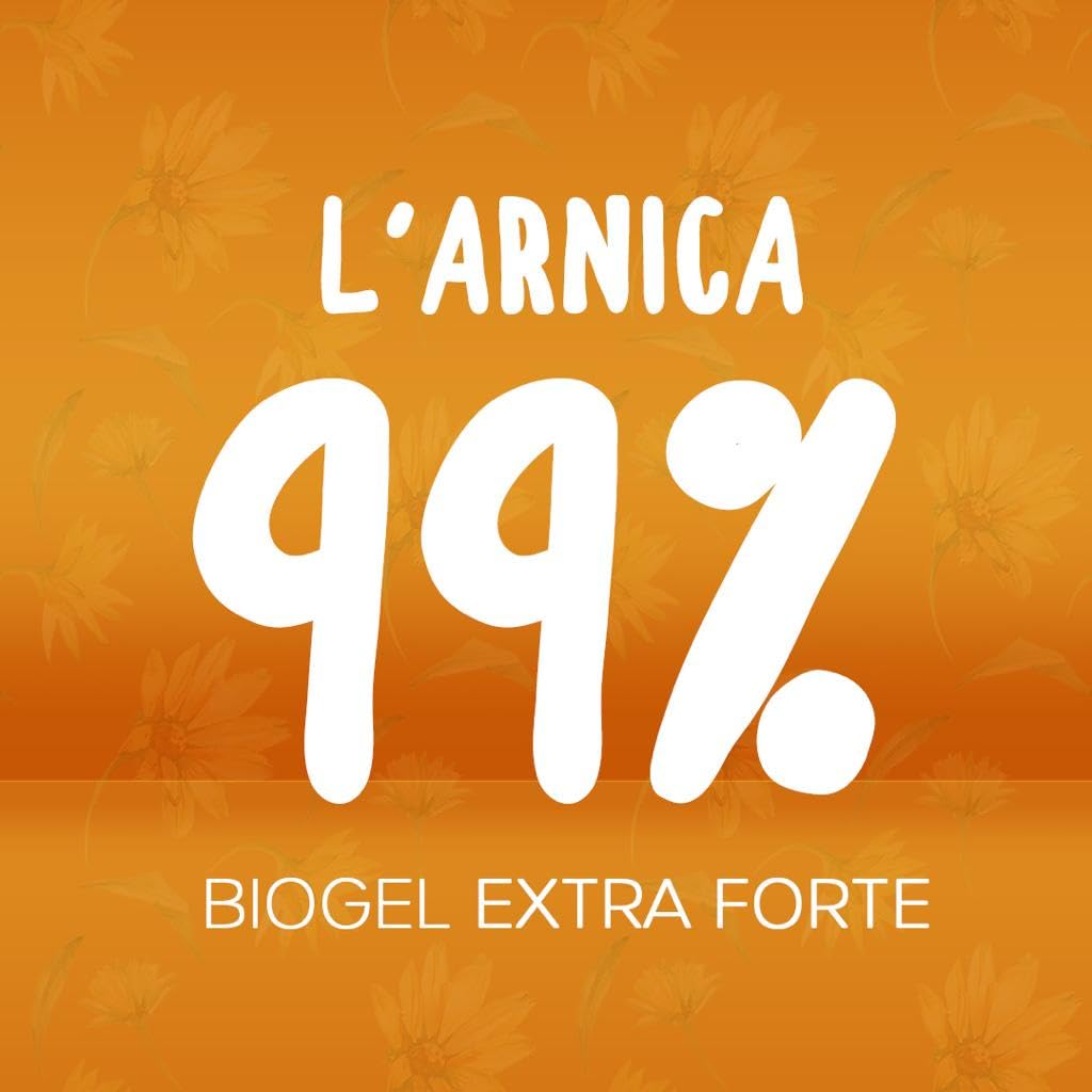 Saf.Nutraceutica - Arnica 99% pour Chevaux Usage Humain Biogel Extra Fort, à Action Rapide, 99% Naturel, Super Concentré avec Trois Extraits d'Arnica Montana, Testé Dermatologiquement, 100 ml