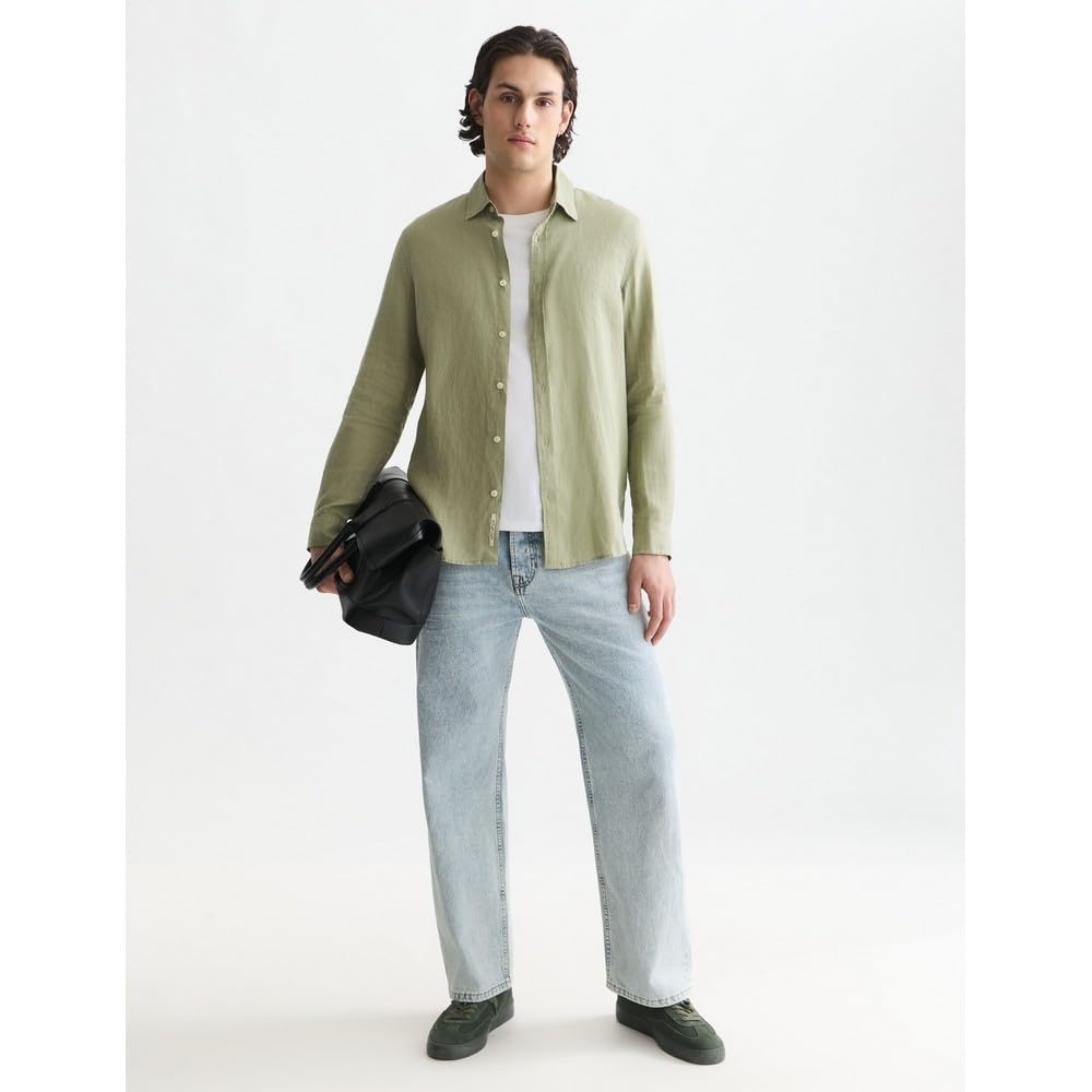 Scotch & Soda Linen Shirt Camicia Uomo