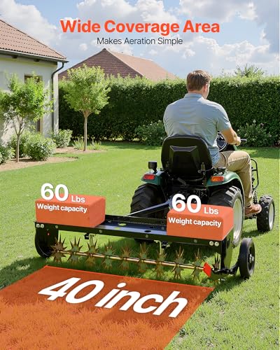 Aeradora VEVOR para jardín 40 pulgadas resistente y pesada miniatura 2