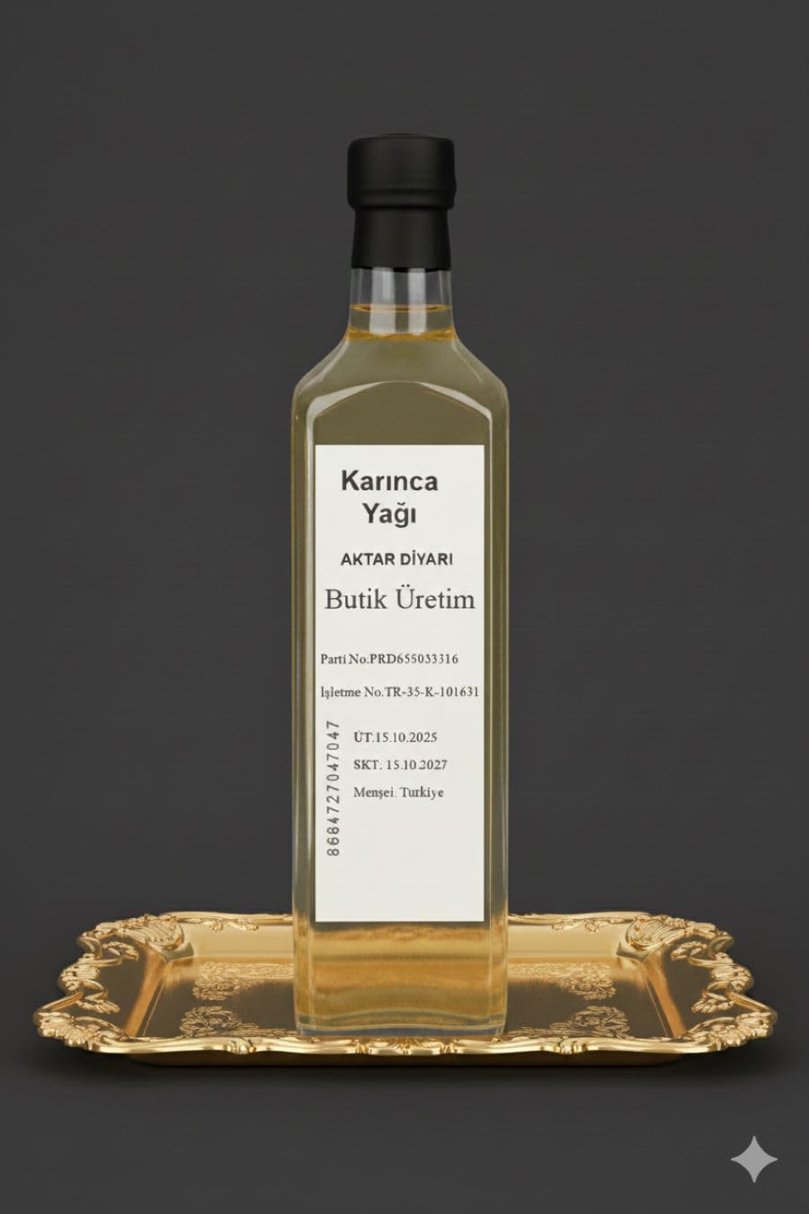Aktar Diyarı Karınca Yağı 1000 ML - Karınca Yumurtası Yağı, BTY-ADY43278
