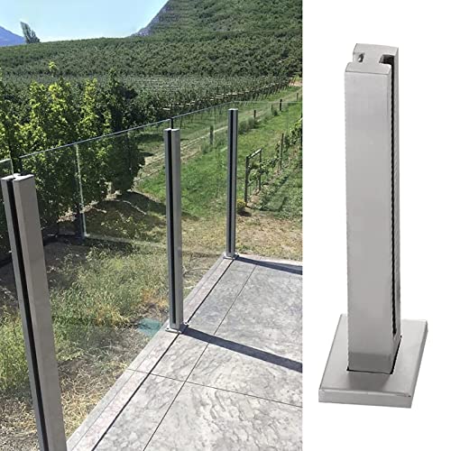 Poste de balaustrada de Vidrio para balcón y terraza resistente 2