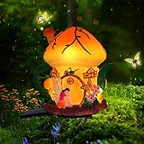 VOOKRY Solar Mushroom Lights Fairy Garden Lights for Home Decor Outdoor Decorative Stakes Mushroom H