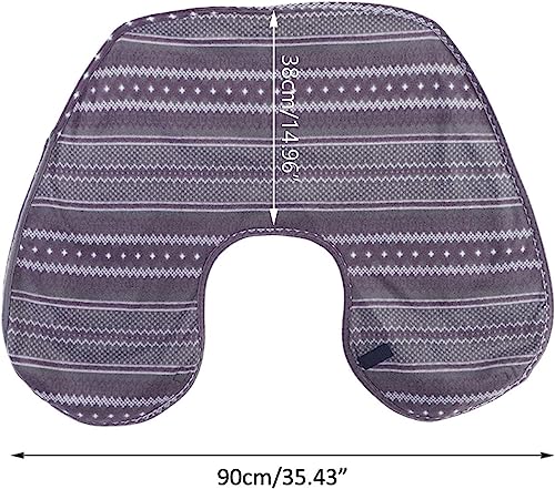 HEITIGN Bed Jackets Ladies Elderly Warm Shawls And Wraps for Women 35×28×6 Double Sided Plush Warm Shoulder Cape Old People Shoulder Protective Shawl for Winter3