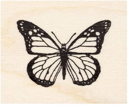 Monarch Butterfly Rubber Stamp