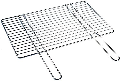 Buschbeck Grill Zubehör, Grillrost für Grillkamin, verchromt, 34 x 54 x 1 cm, 90085.000