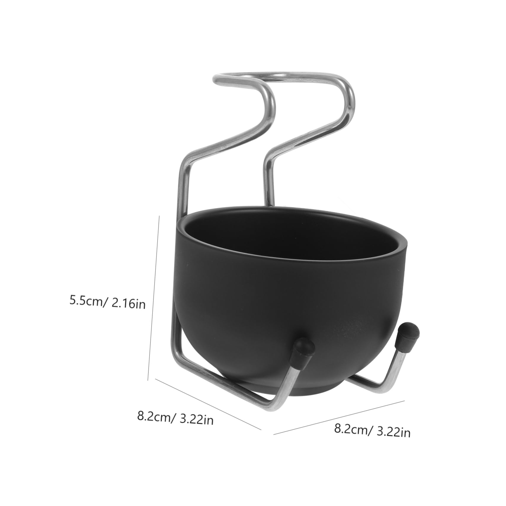 Gogogmee 1 Set Shaving Kit Soap Tools Men Shaving Tool Men Grooming Tool Hanger Shelf Iron Alloy Man Face