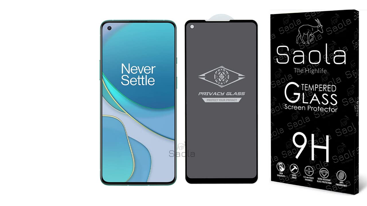 Saola Ultra Privacy Tempered Glass For Oneplus 9R Smartphone(Pack Of 1)With Free Installation Kit(In-Screen Fingerprint Lock Will Not Work With The Privacy Guard Because Of ItS Spy Coating)6.55 Inch (B0BR8P8642) Amazon Price History, Amazon Price Tracker