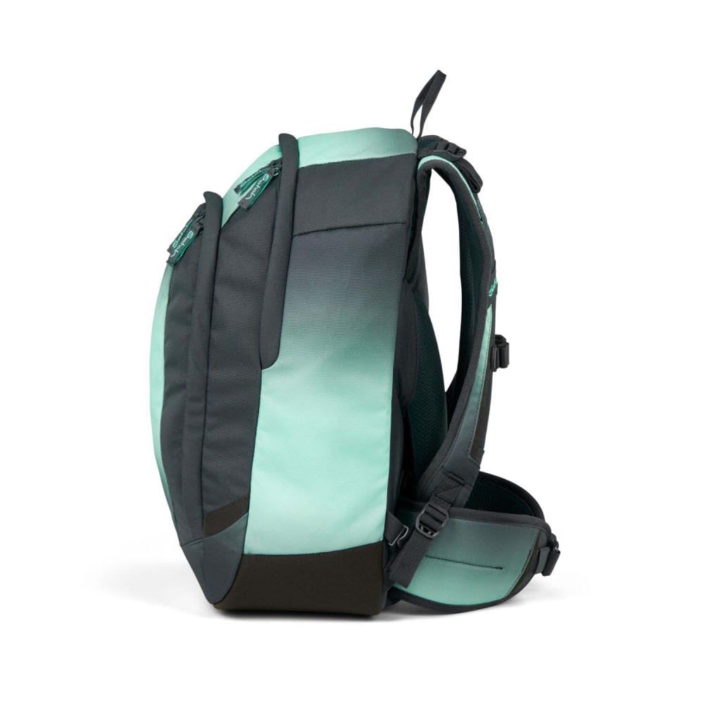 Satch Air Schulrucksack Set 2tlg. inkl. Schlamperbox (Gradient Mint)