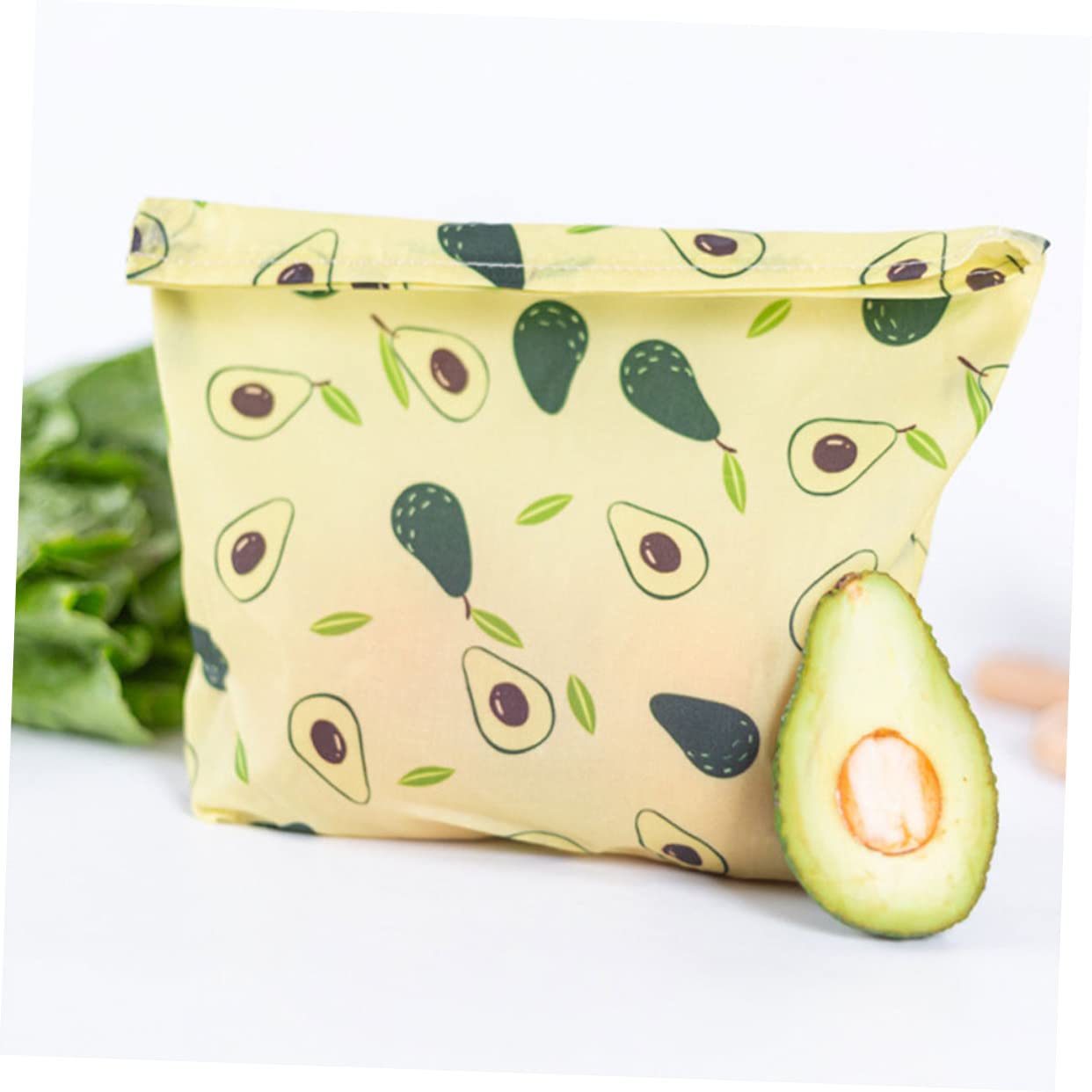 Anneome 3piezas Bolsa De Almacenamiento Reutilizable De Algodón y Cera De para Frutas Verduras y Snacks y Lavable Mantiene La Natural Alimentos
