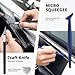 Amzdepot Window Tint Kit, Profession Car Wrap Kit with Felt Squeegee and Felt Replacements, Craft Knife and Blades, Safe Vinyl Cutter, Micro Squeegee for Vinyl Wrap Tools Tint Tools
