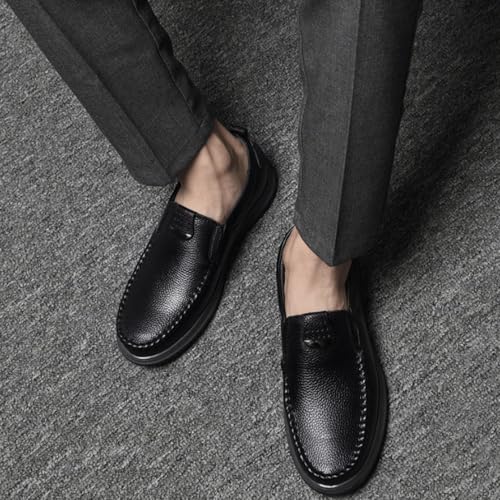 Oxford Shoes for Men Slip-On Prom Wedding Men's Dress Shoes Leather Dress Shoes Classic Formal Tuxedo New Shoes3