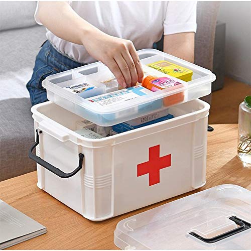 Boîte à Pharmacie, Trousse De Secours Vide Sac Médical Trousse De