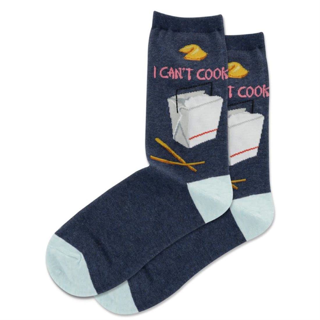 Hot Sox Women's Fun Dog Lovers Crew Socks - 1 Pair Pack - Cool &amp; Cute Wordplay Novelty Fashion Gifts