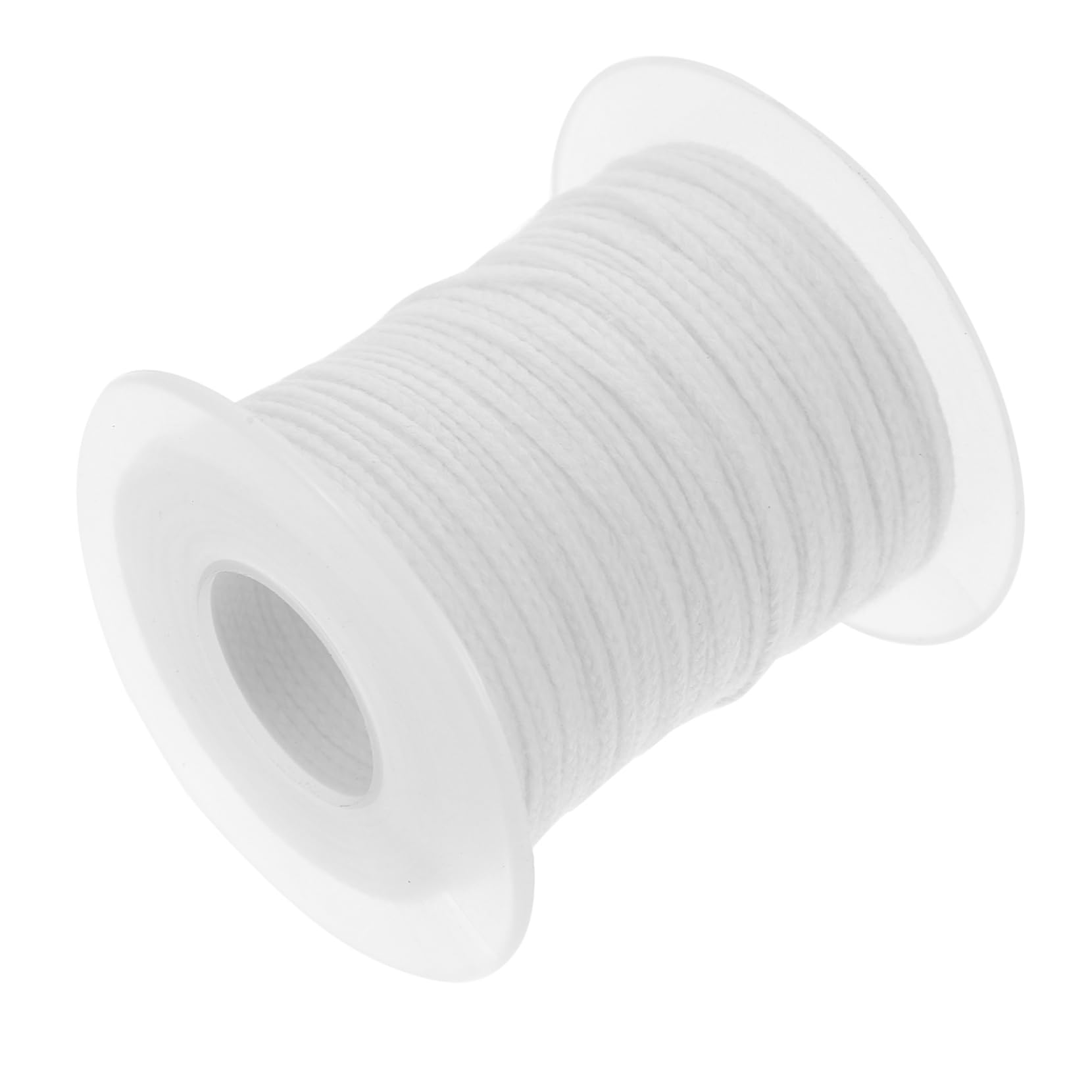 Homoyoyo 1Roll Feet Braided Candle Wicks Spool for Candle Making Versatile Lengths for for Candle Crafting and Wax Projects