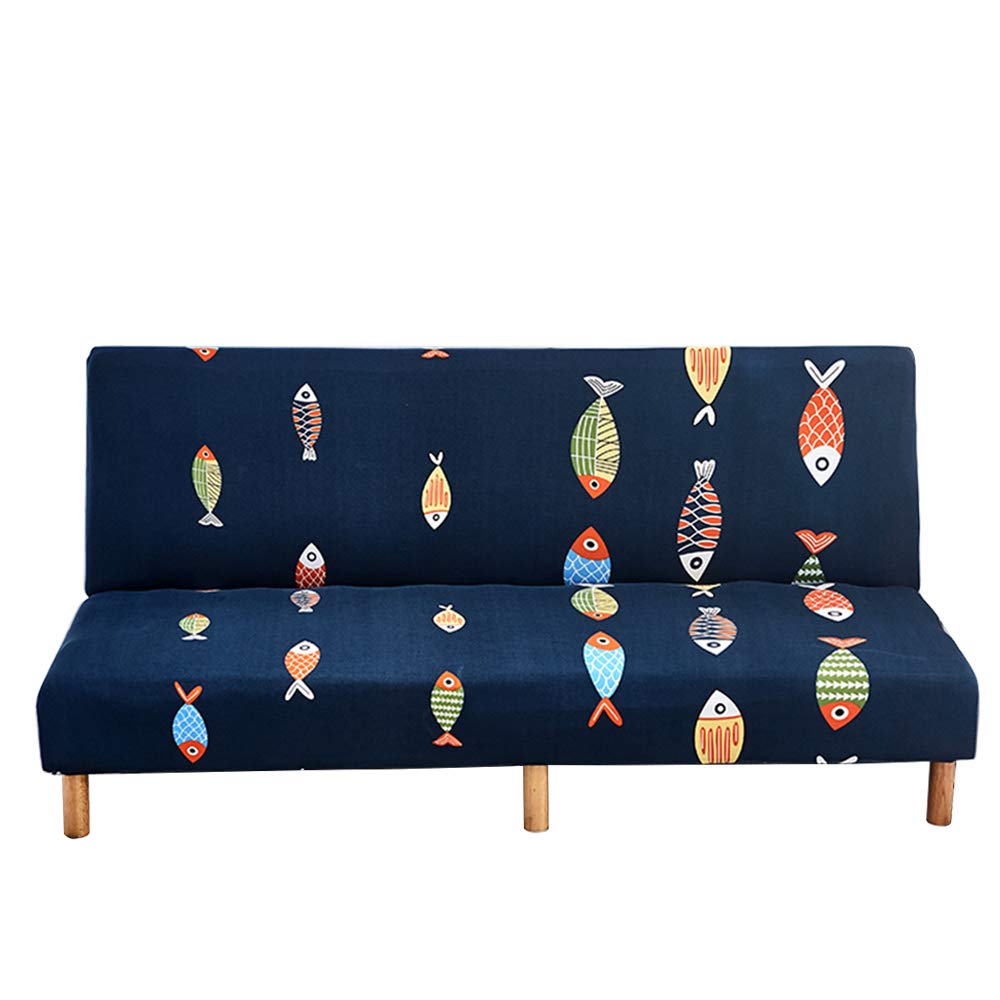 WJHDWYD Armless Sofa Cover Stretch Sofa Bed Cover Futon Covers Armless Sofa Cover(14)
