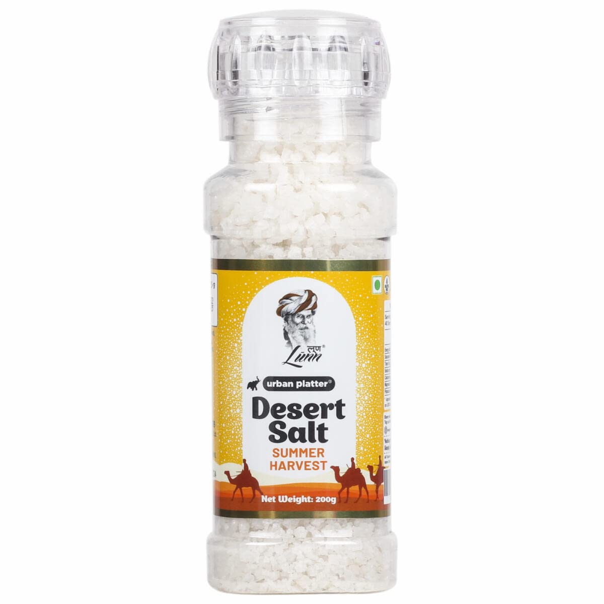 Urban Platter Summer Harvest Desert Salt Grinder, 200g (Powdered by Lunn | Summer Harvest | Sparkling White Crystals | Longer Dried Salt) (B09XMLC6S8) Amazon Price History, Amazon Price Tracker
