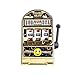 JXAA Slot Machine Toys, Spinning Reels Slot Machine Bank Toys 1 Mini Casino Lucky Lottery Machine Bar E Slot Machine Bank con Spinning Reels