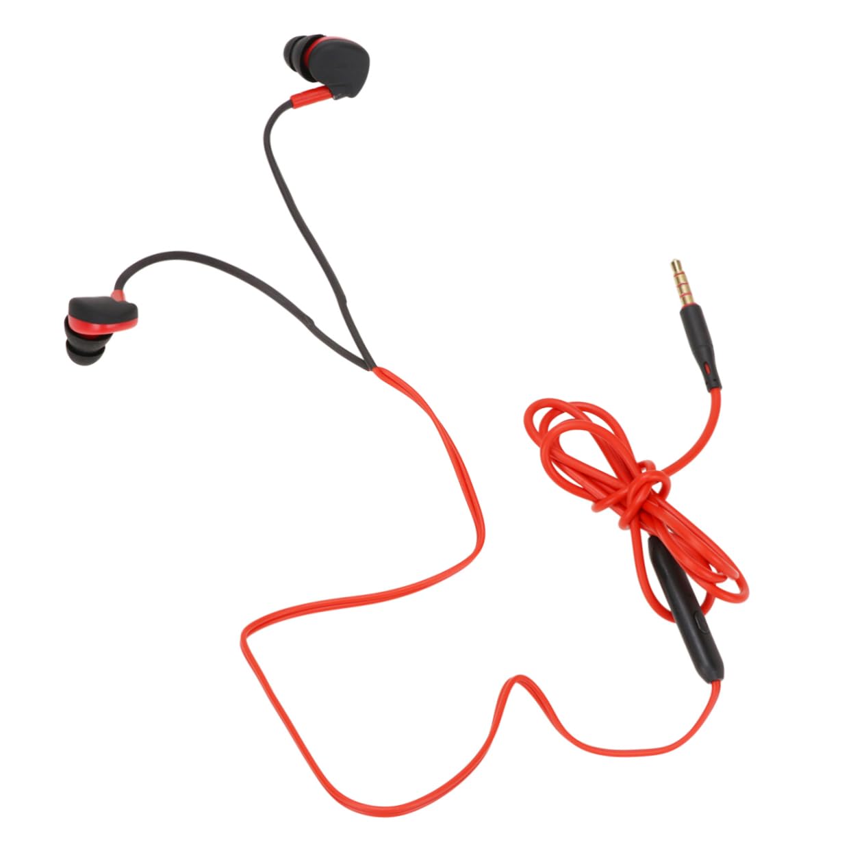 POPETPOP Wired Headphones Earbuds with Mic Enhanced Bass Sports Headset for Active Durable in Ear Earphones with Sweat