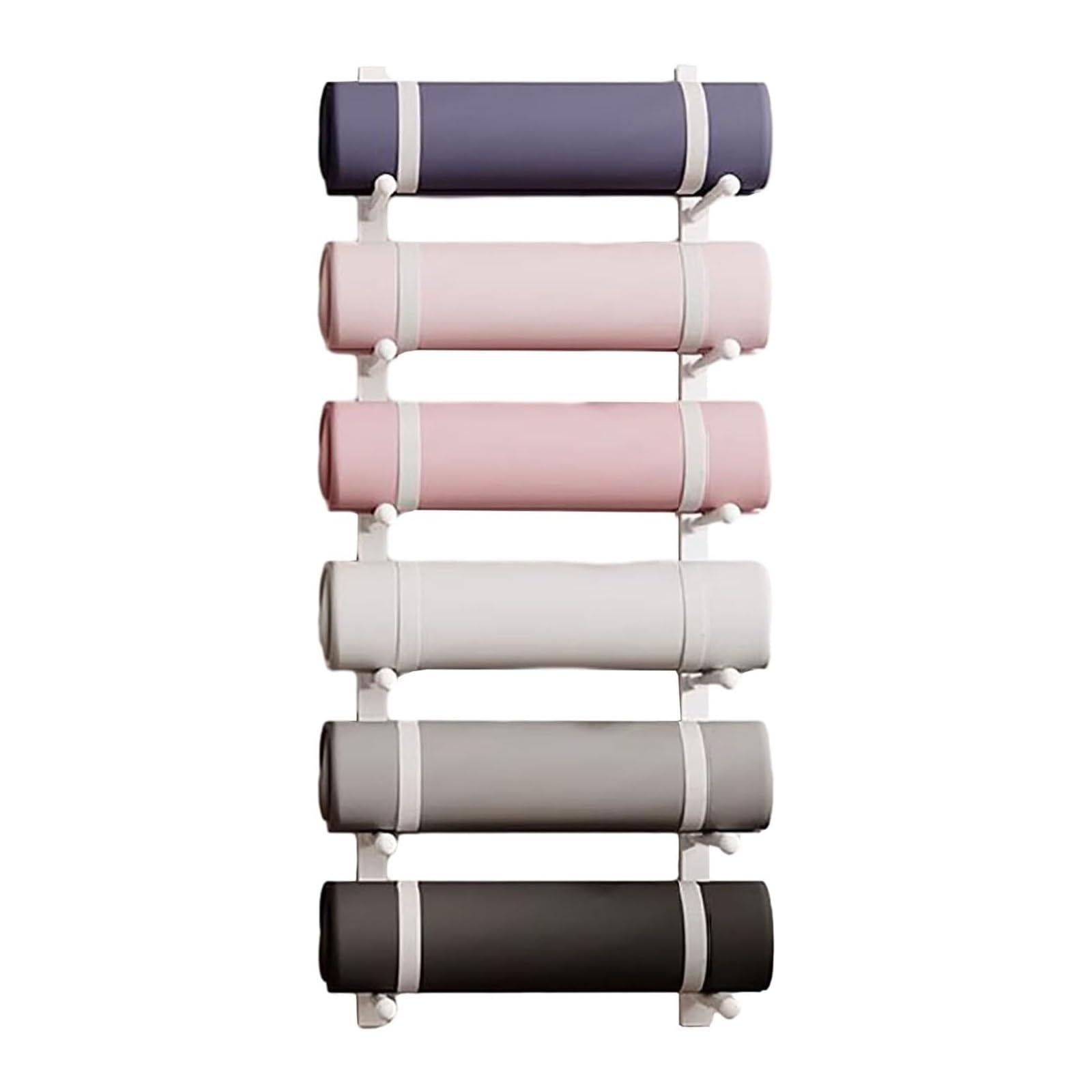 Tapis de yoga support mural pour coin fitness et salon épuré