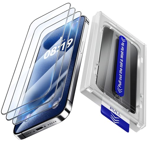 3 Pack Tempered Glass iPhone 16 Protector