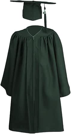 Robe + Chapeau De Graduation Bac/univ BA Noir Ashington — Tenue Cérémonie Uni Mixte