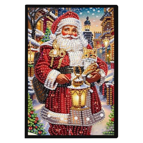 Bloc-notes de peinture diamant de Noël pour illuminer vos soirées d'hiver