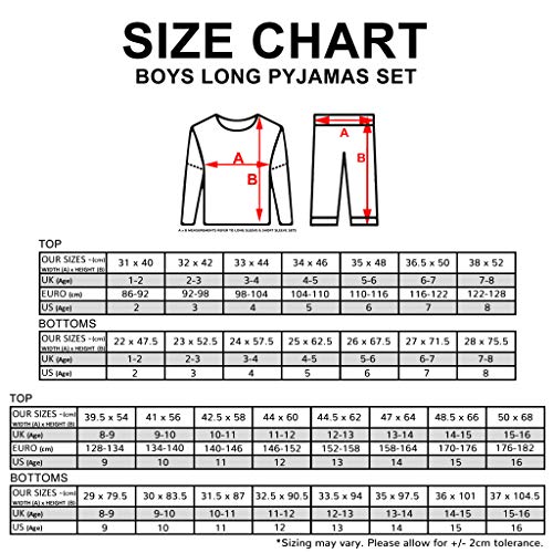 Playstation Pulsanti Ragazzi Lungo Pajamas Set