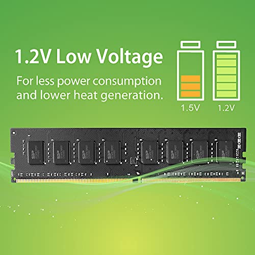 Image of Silicon Power DDR4 16GB Kit (2x8GB) 3200MHz (PC4-25600) CL22 UDIMM 288-Pin Desktop Computer Memory SP016GBLFU320B22