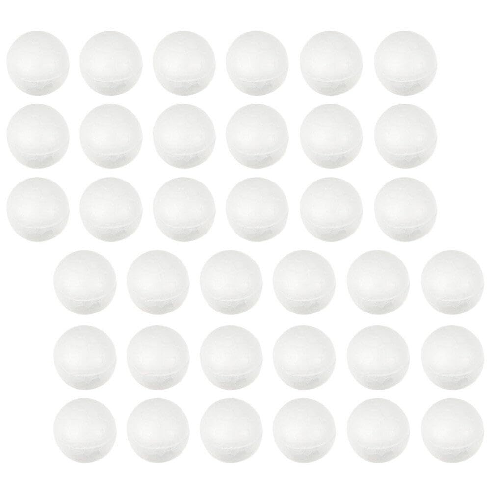 Boules en mousse pour mariage et décoration de table festive blanche (500 pièces)