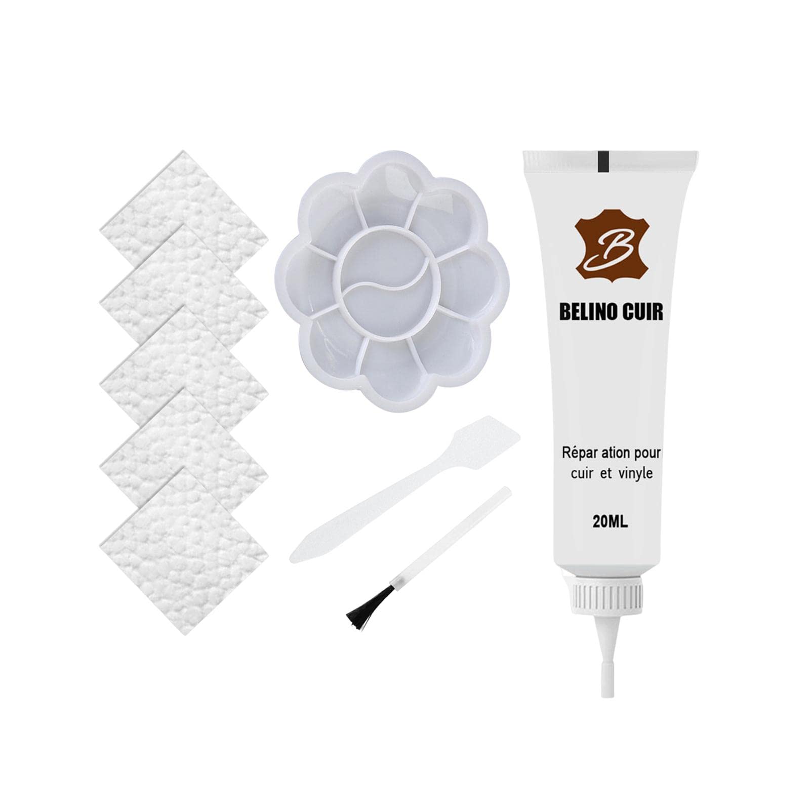 Merishopp Leather Repair Cream Vinyl Repair Kits for Coat Leather Furniture White Crafts | Leathercrafts | Leathercraft Tools | Other Leather Tools-image-34