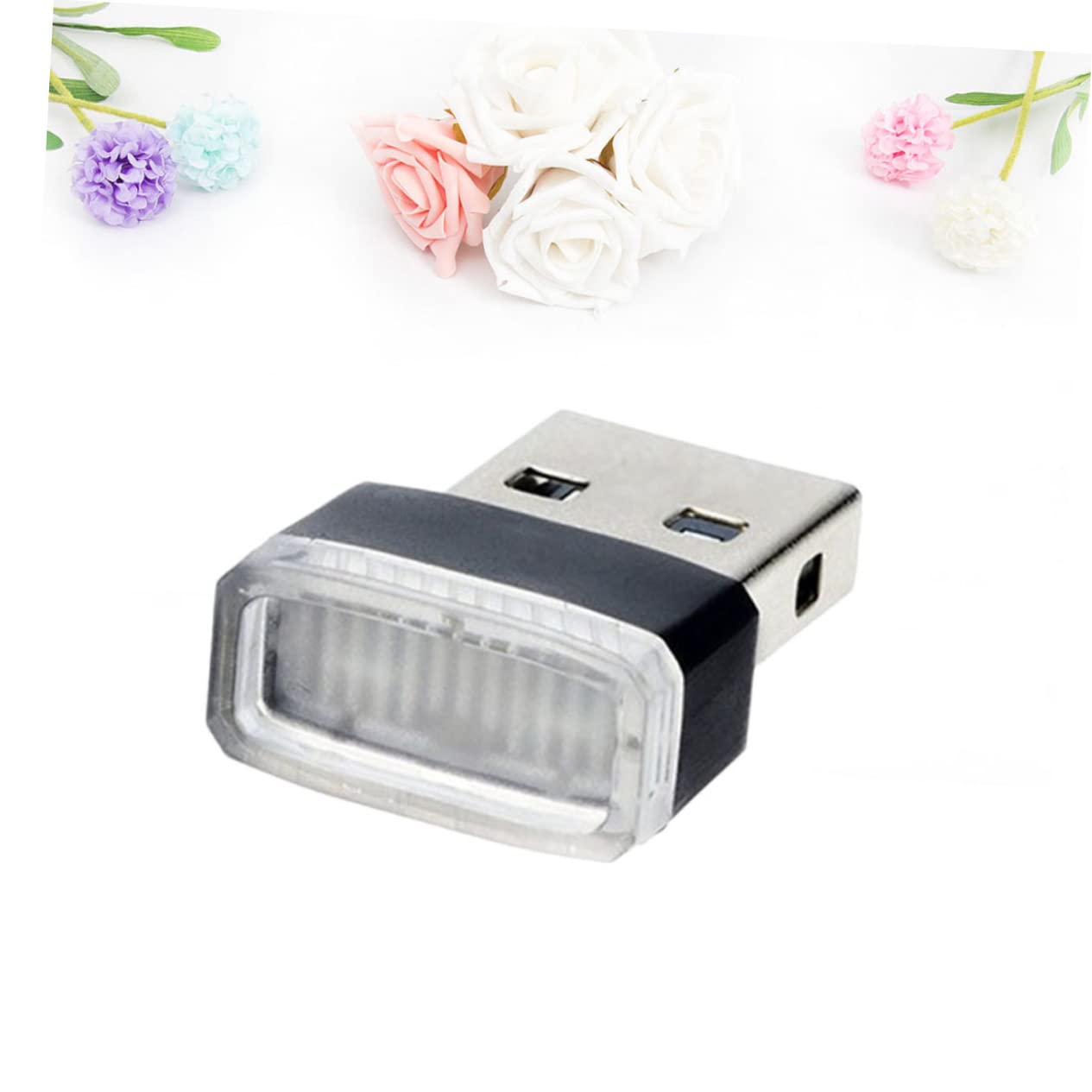 Lampe USB LED Bleu pour Intérieur Voiture Lumière Ambiance à Haute Luminosité Compatible Ports USB