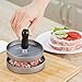 GWHOLE Non-Stick Burger Press Aluminum Hamburger Patty Maker with 100 Wax Papers for BBQ Grill