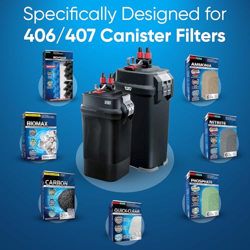 Image of 36 Pcs 406 /407 Filter Media Canister Filter Maintenance & Replacement Filter Media Kit, Quick Clear, Carbon Bags (300g), Biomax (500g), Bio Foam, Phosphate-Ammonia-Nitrite Remover, Including Mesh Bags
