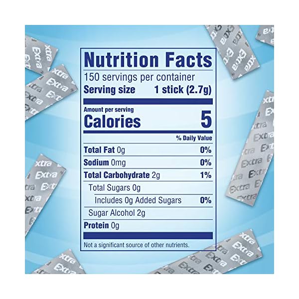 Extra Peppermint Sugarfree Gum, (Pack of 10) by Extra – Bild 7