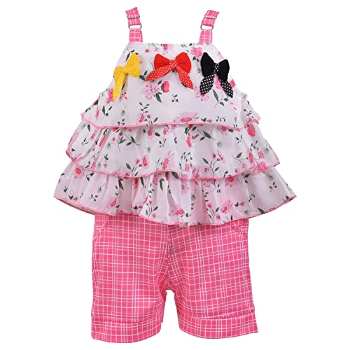 Image of Wish Karo Baby Girls Top and Shorts Dress for Girls-(csl289)
