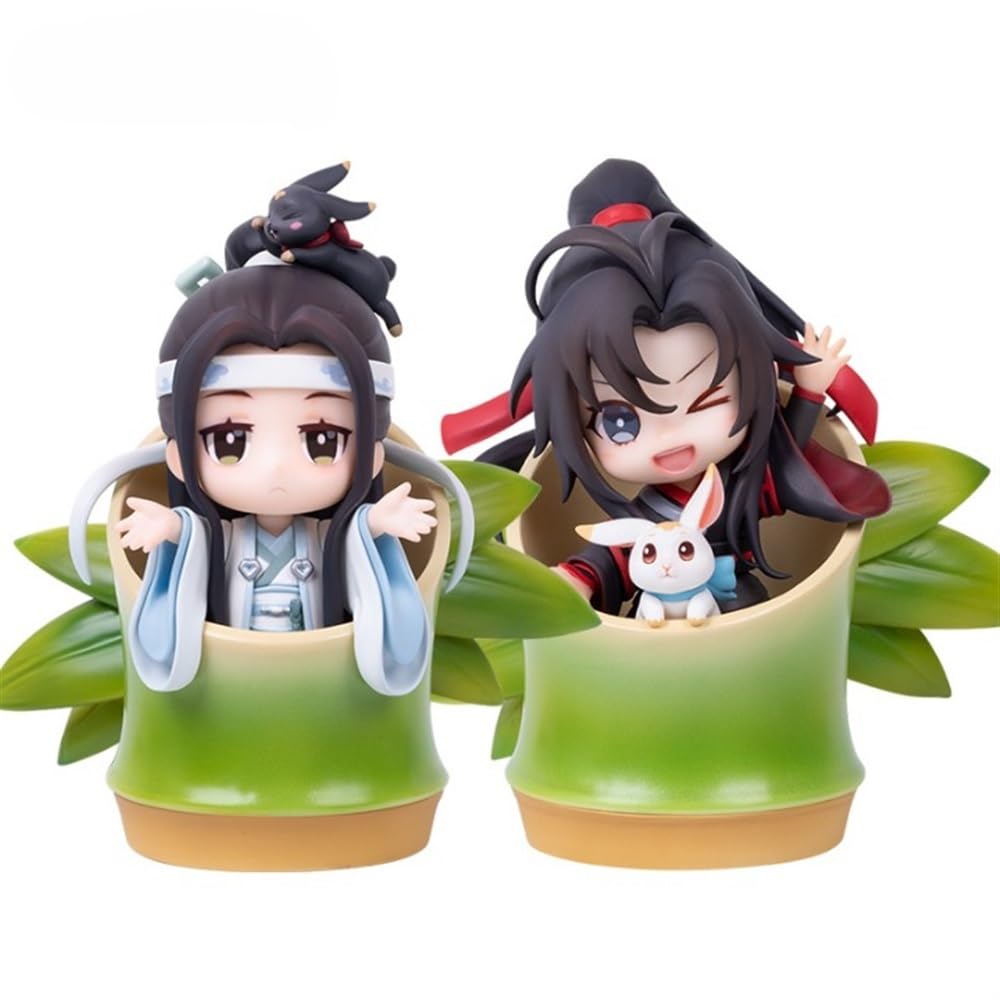 Mo Dao Zu Shi Figure Set Wei Wuxian Figure LAN Wangji Figure, Anime Cartoon Character Figure Toy Collectibles Toy Table Decoration Gift