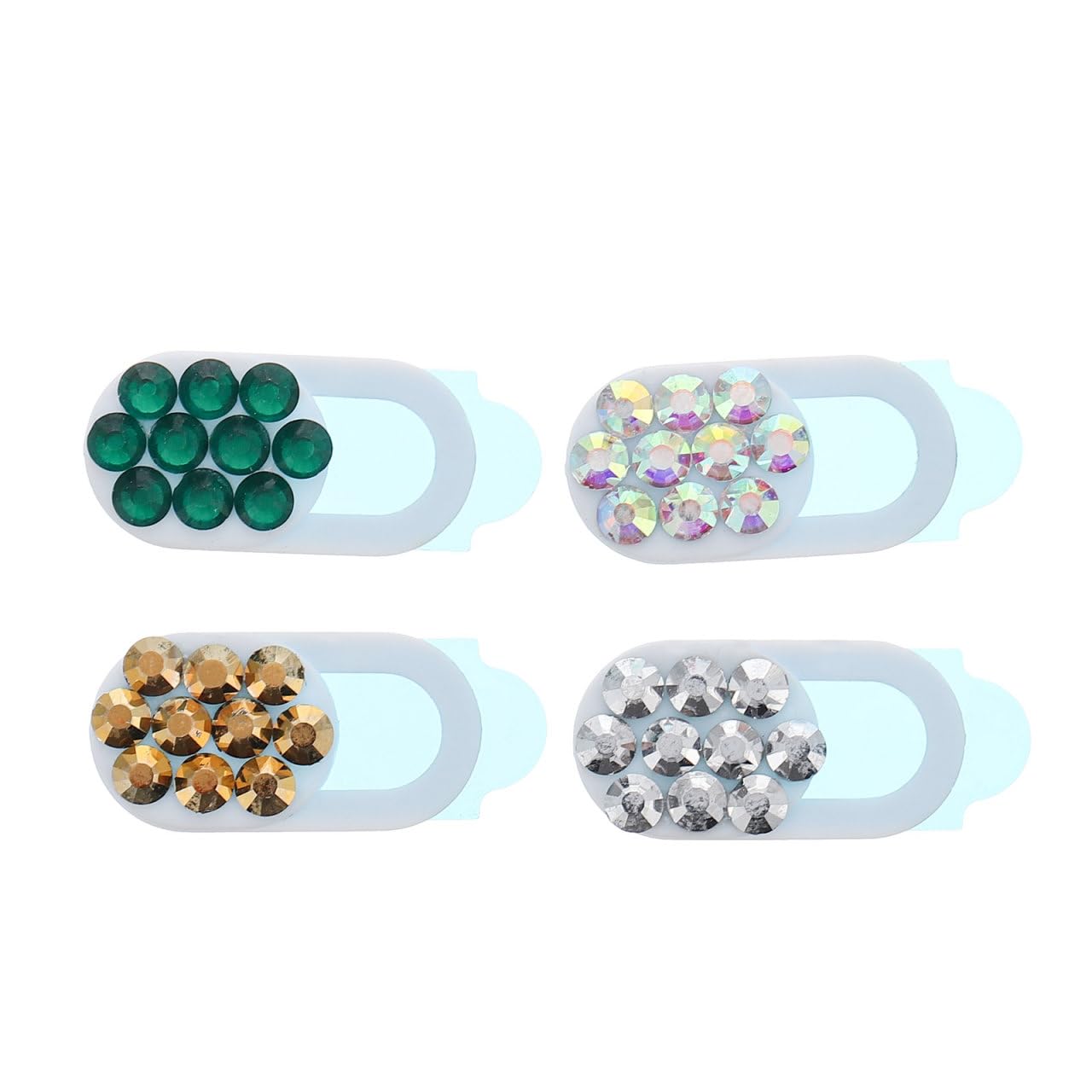 Rhinestone Mobile Phone Webcam Cover for Notebook Tablet Phone