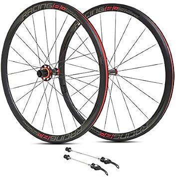 700Cロードバイク炭素ハブ自転車カーボンシールベアリングホイールストレートプルV / Cブレーキ36MM合金リムホイール