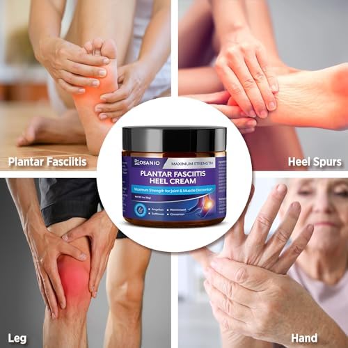 KOSANIO Plantar Fasciitis Relief Cream - Heel Discomfort Relief for Plantar Fasciitis, Foot, Knee, Hands, Legs - Natural Herbal Concentrate Formula - (30g / 1 oz (Pack of 1)) — view 2