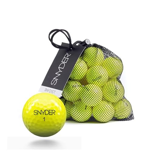 SNYDER - SNY Spin Premium Golfbälle | 12 Stück | Ideal für: Hohe Spins, gerade Flugbahnen & maximale Kontrolle | Golfball Farbe: Neon Yellow