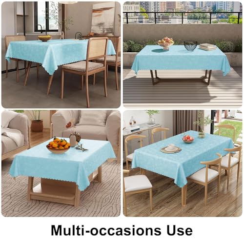 Smiry Rectangle Waterproof Heavy Duty Vinyl Tablecloths, 60 x 84 Inch by Smiry - Used condition - Image 8