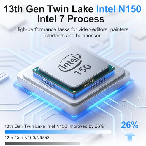 undefined 16 Inch Laptop Computer, Gaming Laptop 2025, 16GB RAM 1TB SSD, N150 Processor(Up to 3.6GHz), FHD 1920 * 1200, 180° Open, Backlit, BT4 WIFI5, Windows 11 Pro, 6000mAh/46.2Wh, Premium Navy の商品画像 3