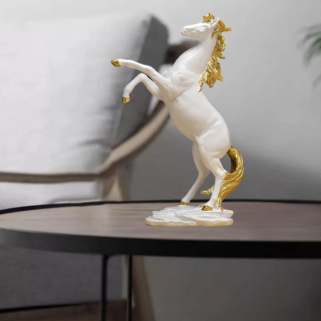 Amazon.co.jp: モダンな馬の像 ホームデコレーション 動物の飾り 彫刻