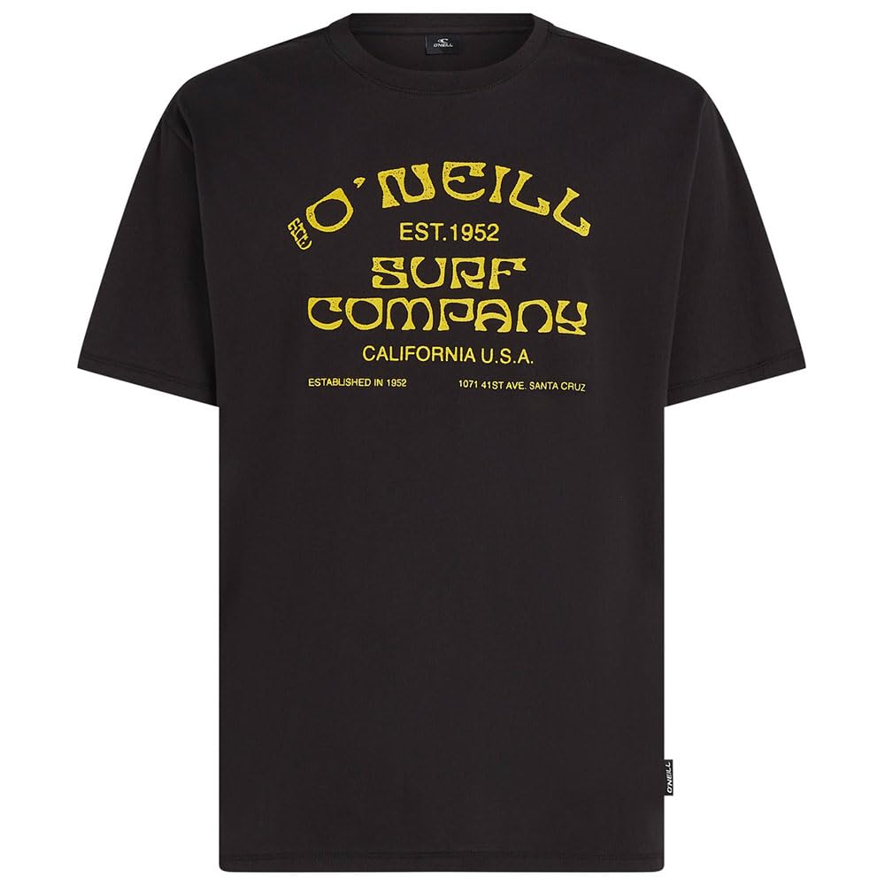 O'neill Men's Black Muir T Shirt Short Sleeved Surf Tee Top Large
